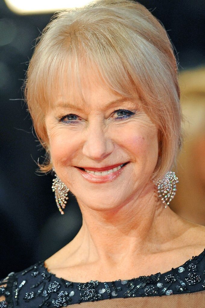 Helen Mirren Hairstyles for Women Over 50