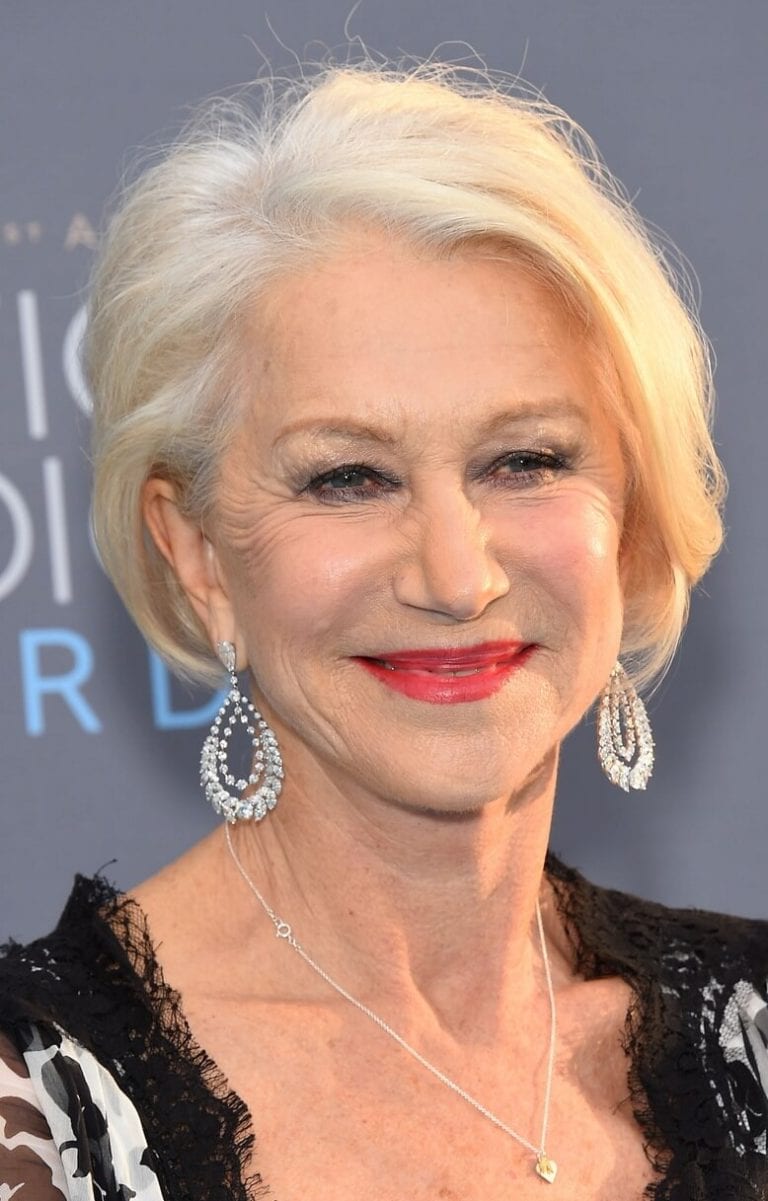 55 Helen Mirren Hairstyles for Women Over 50