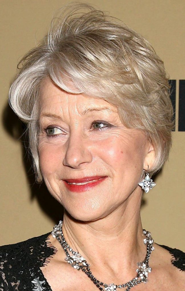 Helen Mirren Hairstyles for Women Over 50