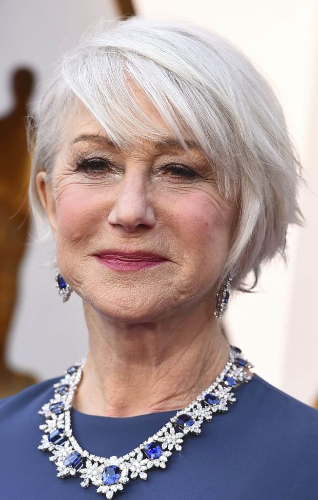 Helen Mirren Hairstyles for Women Over 50