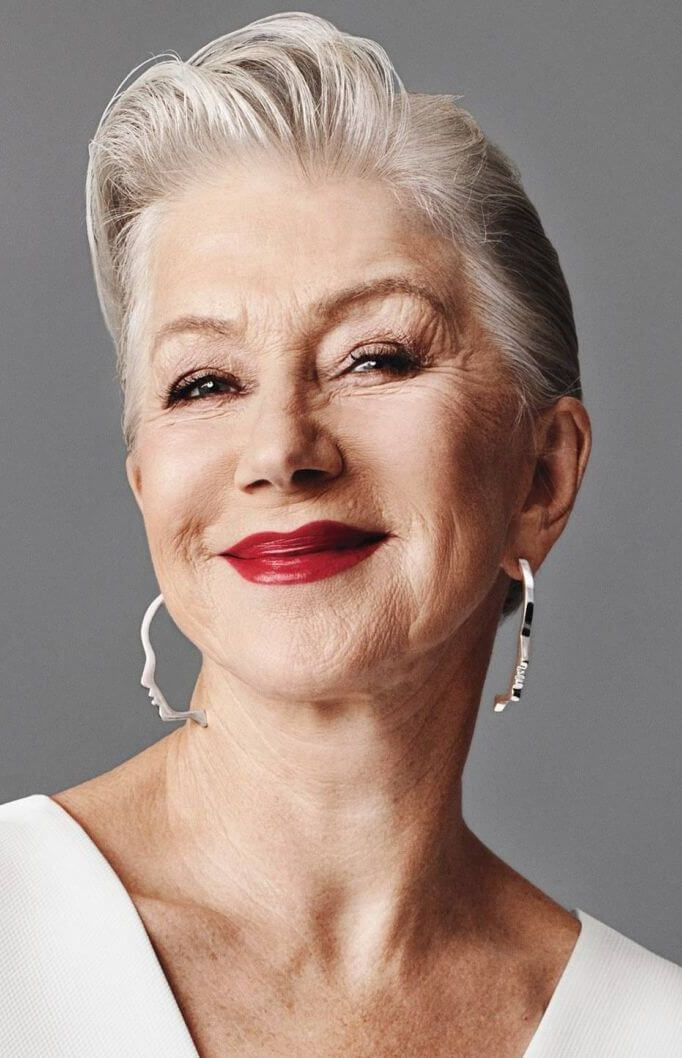 Helen Mirren Hairstyles for Women Over 50