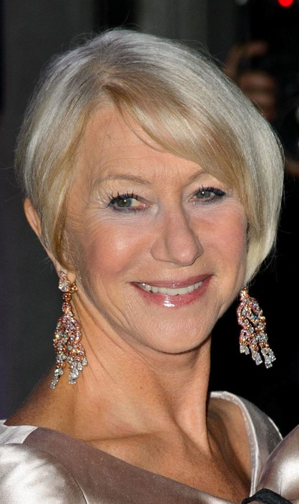 Helen Mirren Hairstyles for Women Over 50