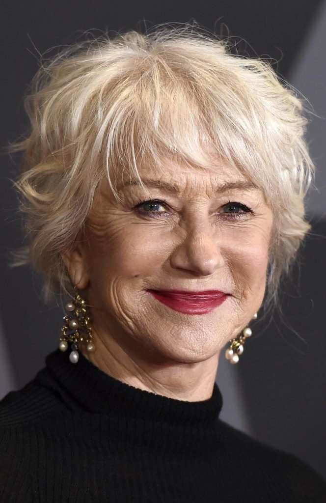 Helen Mirren Hairstyles for Women Over 50