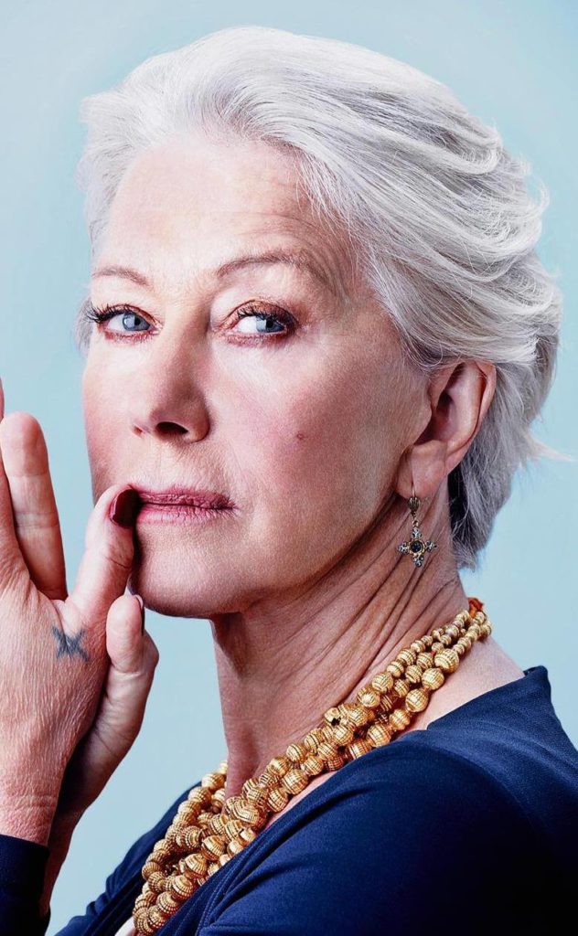 Helen Mirren Hairstyles for Women Over 50