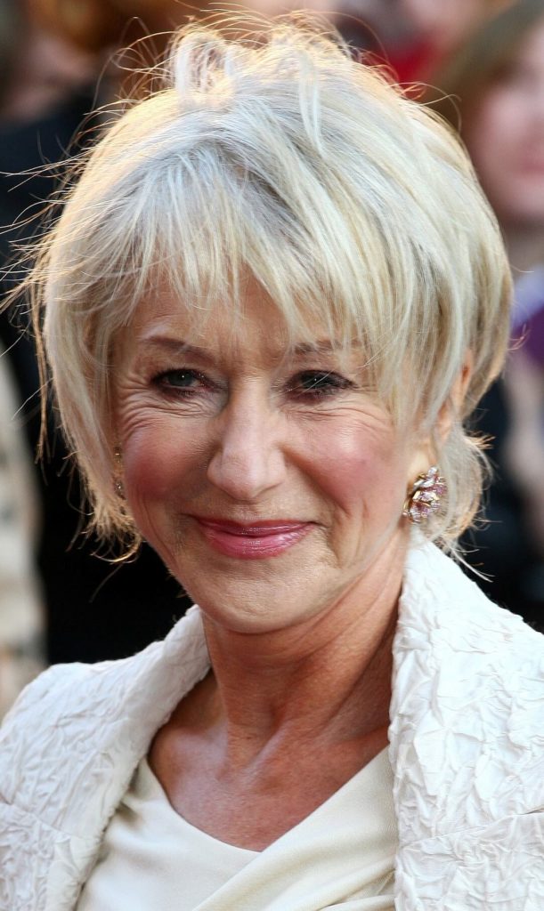 Helen Mirren Hairstyles for Women Over 50