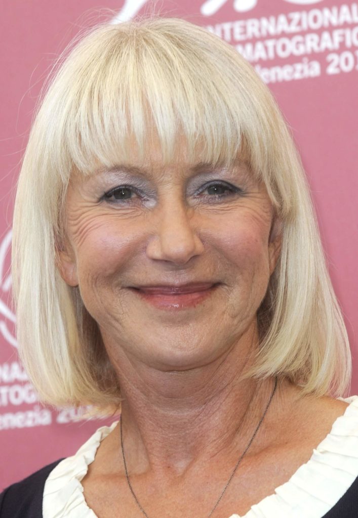 Helen Mirren Hairstyles for Women Over 50