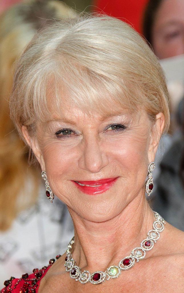 Helen Mirren Hairstyles for Women Over 50