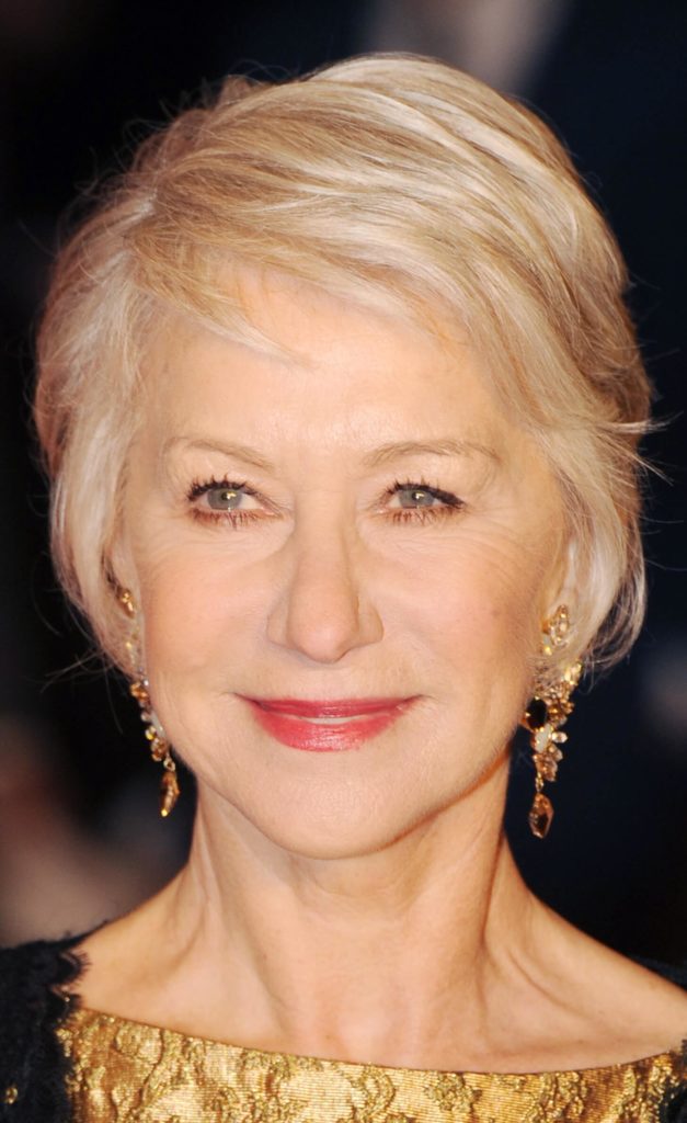 Helen Mirren Hairstyles for Women Over 50