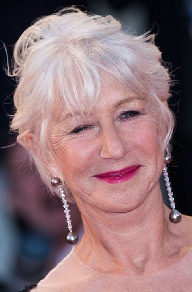 Helen Mirren Hairstyles for Women Over 50