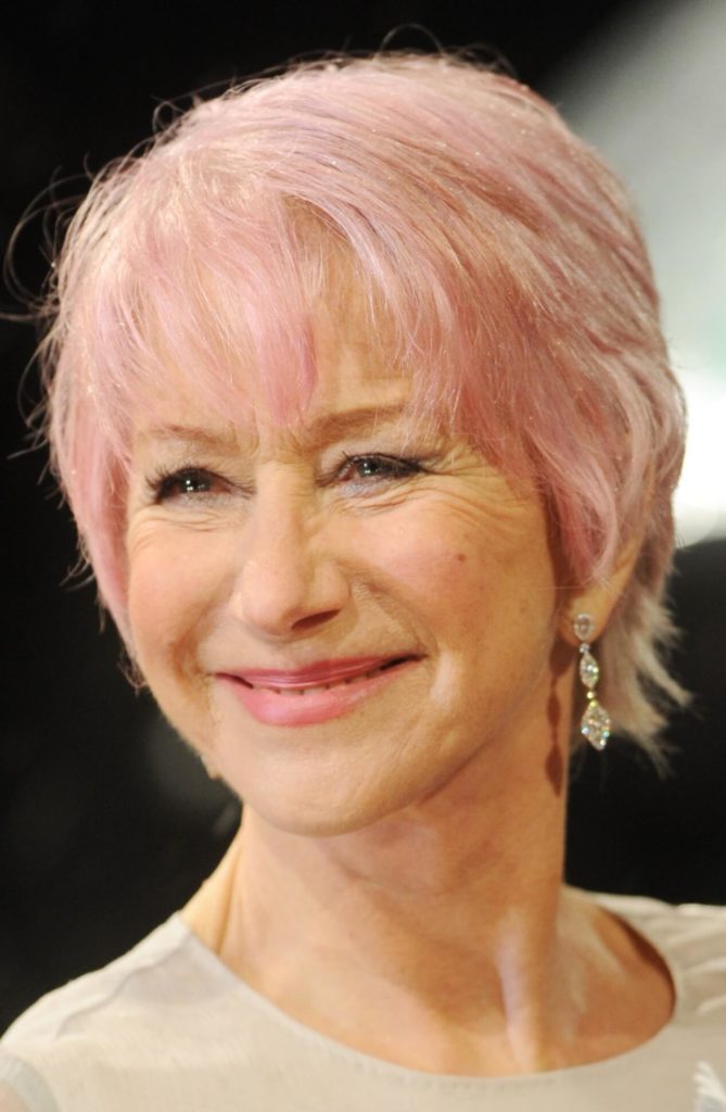 Helen Mirren Hairstyles for Women Over 50