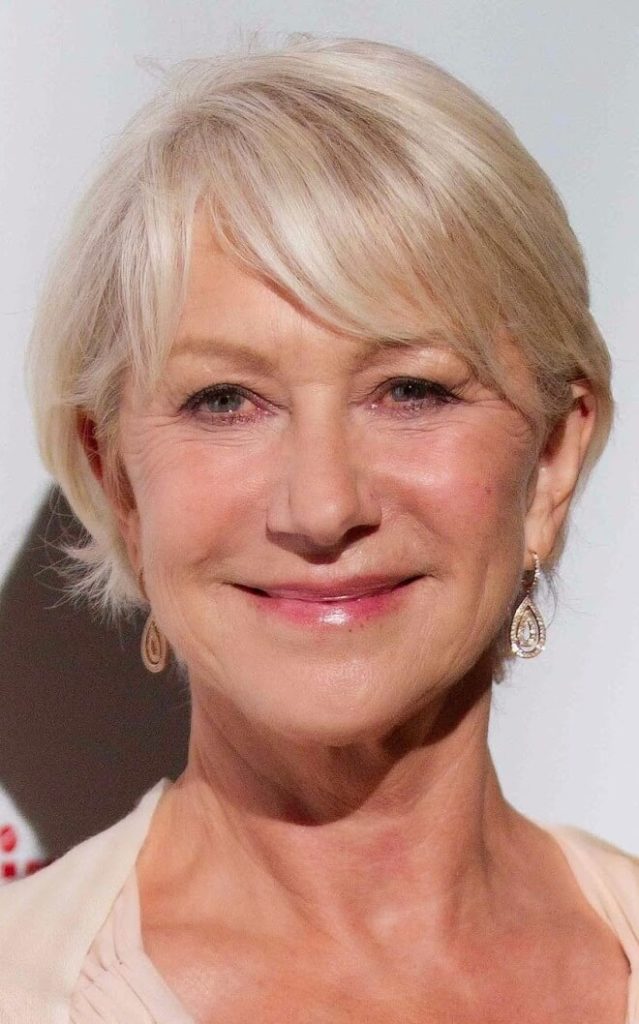 Helen Mirren Hairstyles for Women Over 50