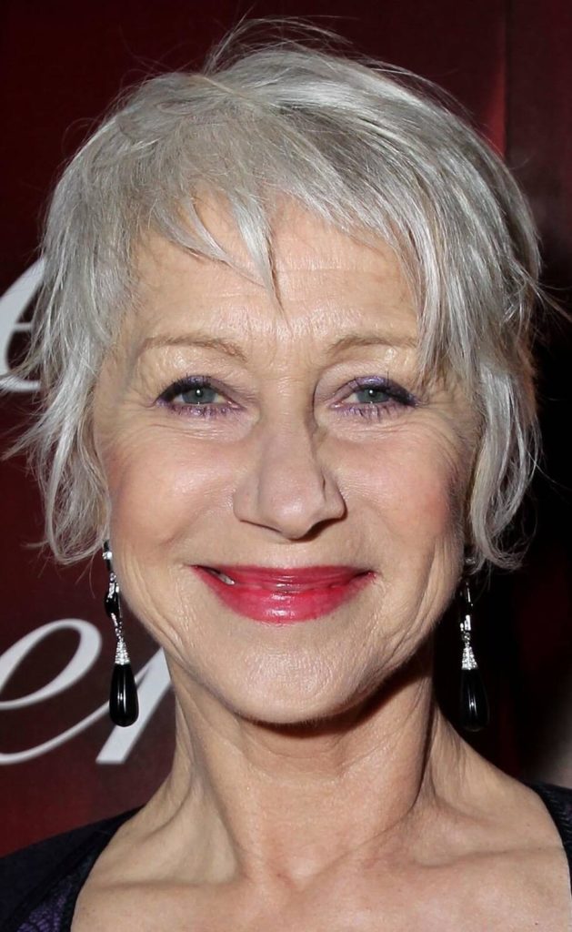 Helen Mirren Hairstyles for Women Over 50