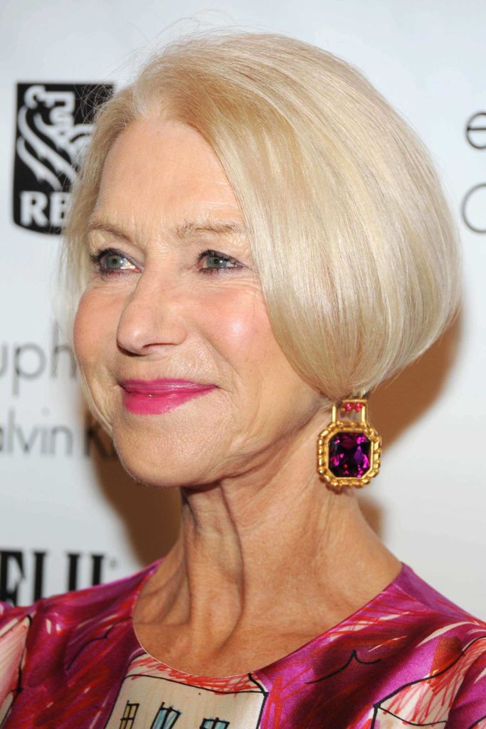 Helen Mirren Hairstyles for Women Over 50