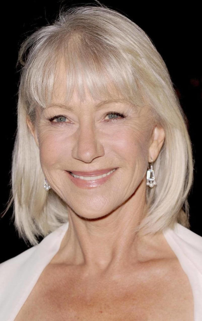 Helen Mirren Hairstyles for Women Over 50