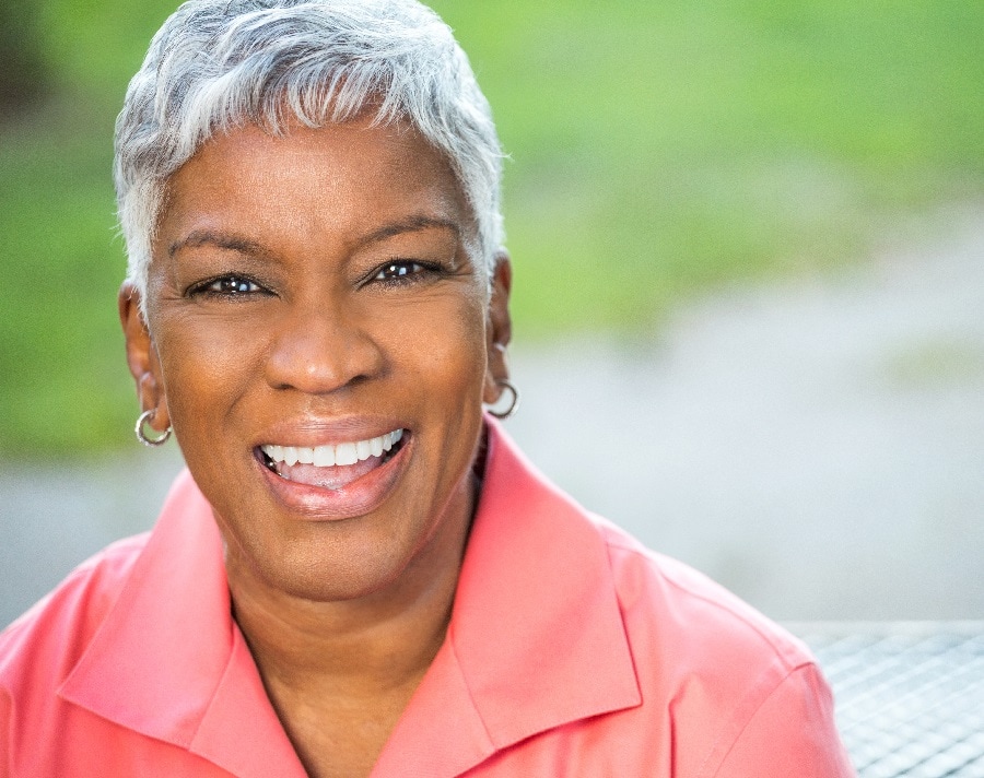 short hairstyle for african american women over 50