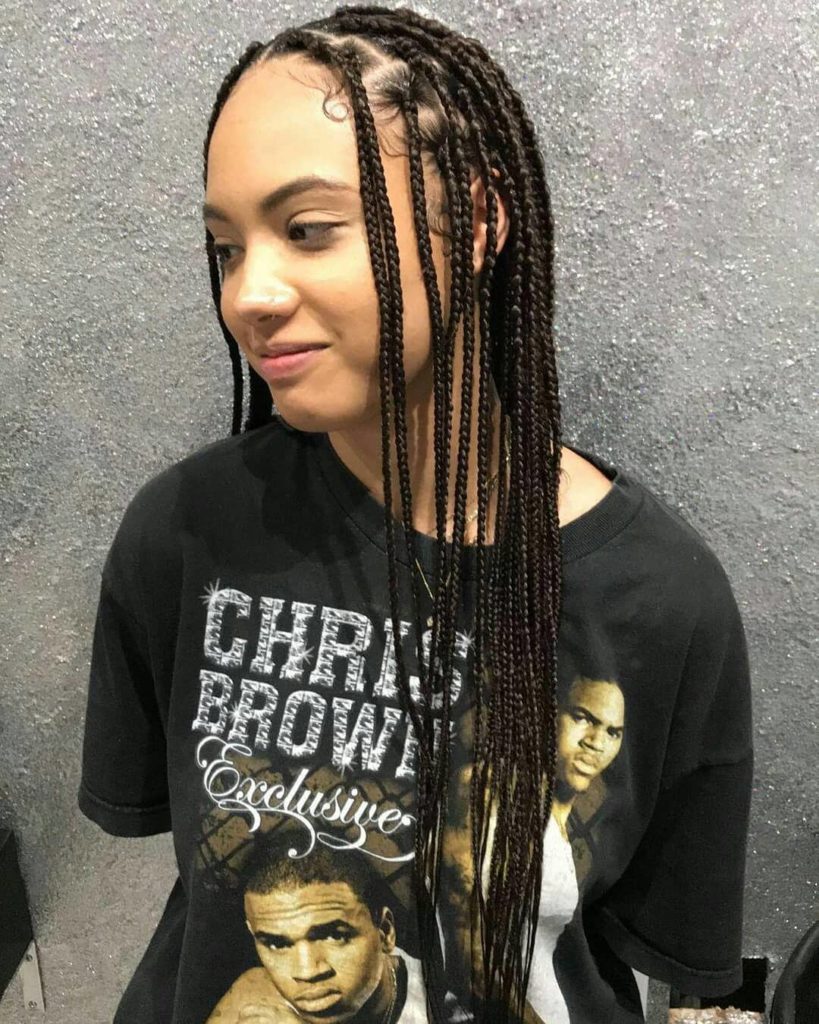 Single Braids Hairstyles