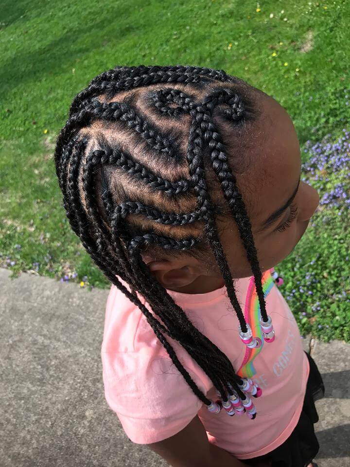 Mixed Race Braids for Kids