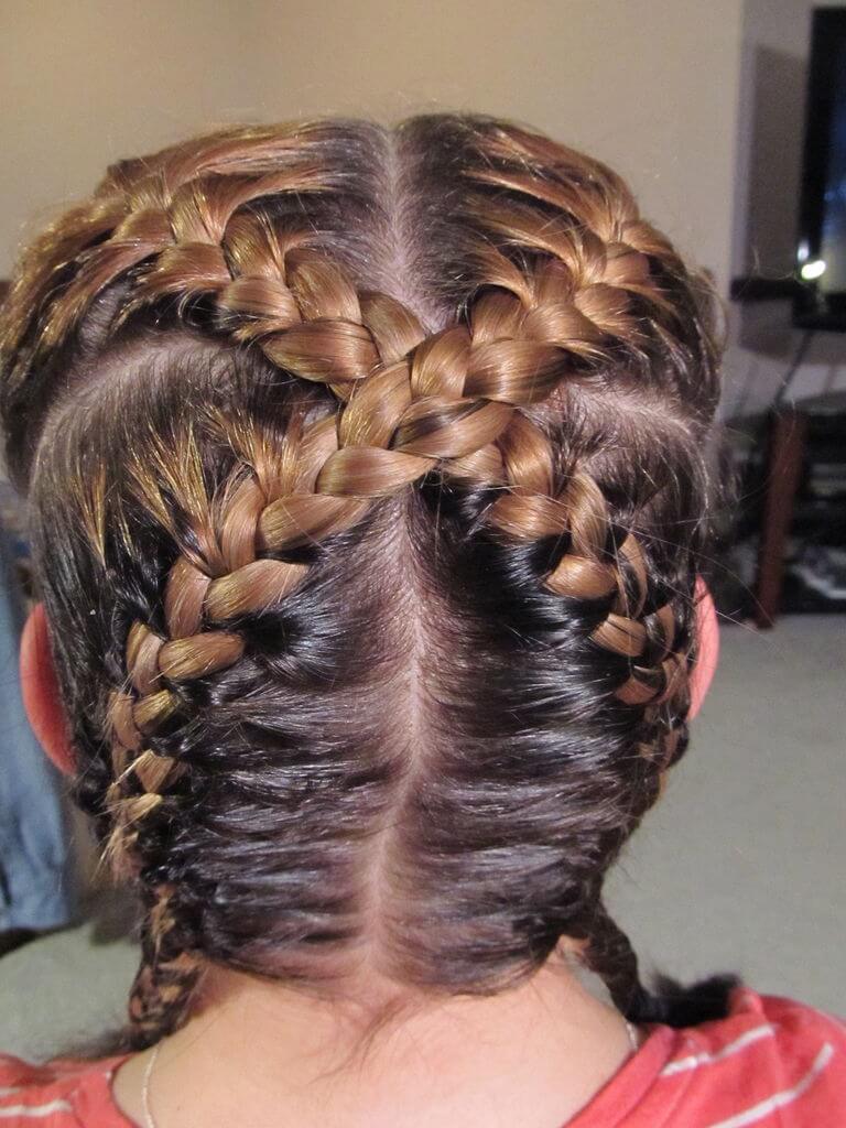 X Shape Braids