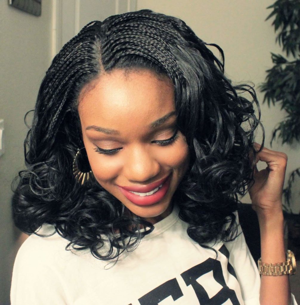 Micro Braids Hairstyles