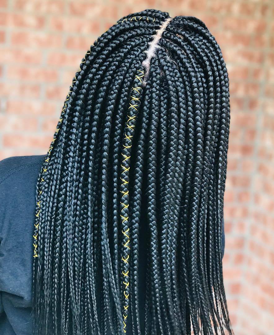 Single Braids Hairstyles