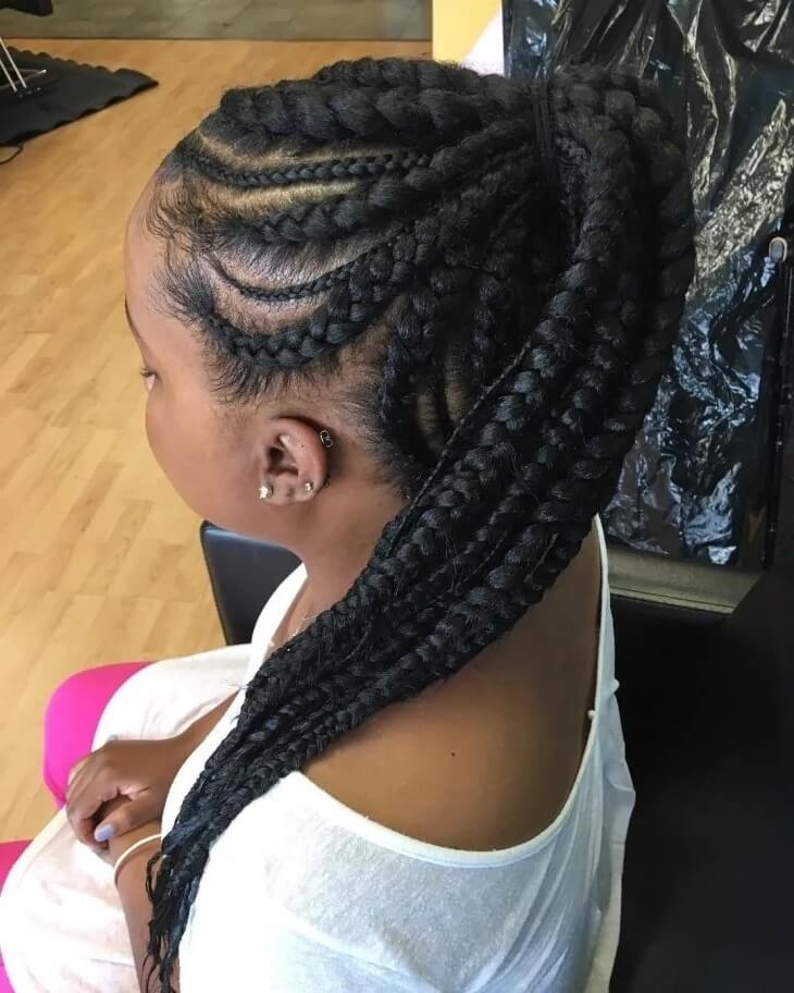 Braid Hairstyles with Weave