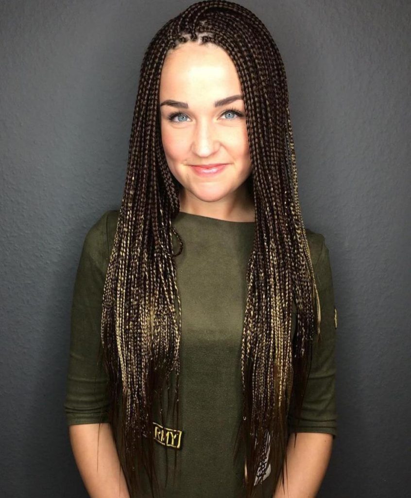 Micro Braids Hairstyles