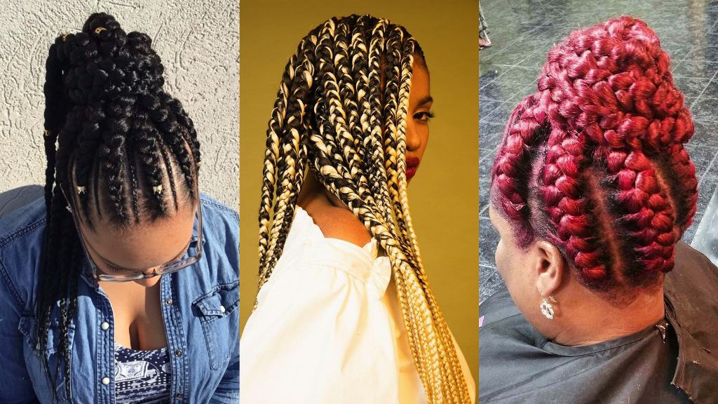 Goddess Braids Hairstyles