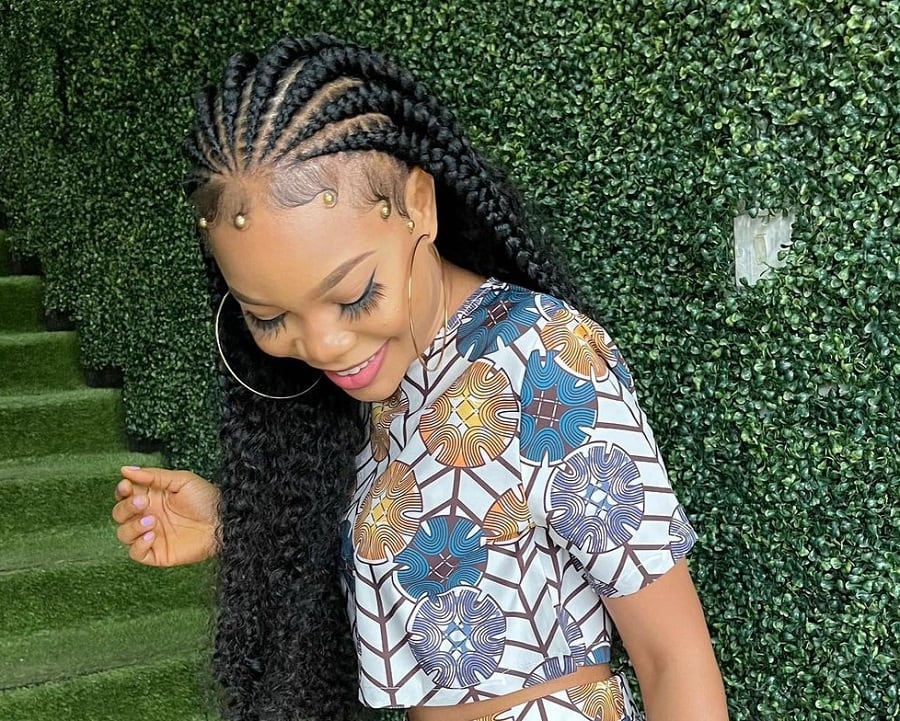 thick nigerian braids for curly hair