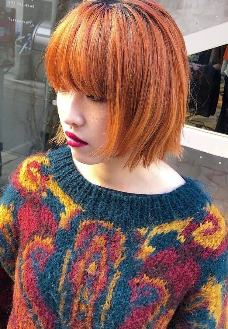 Short Bob with Bangs