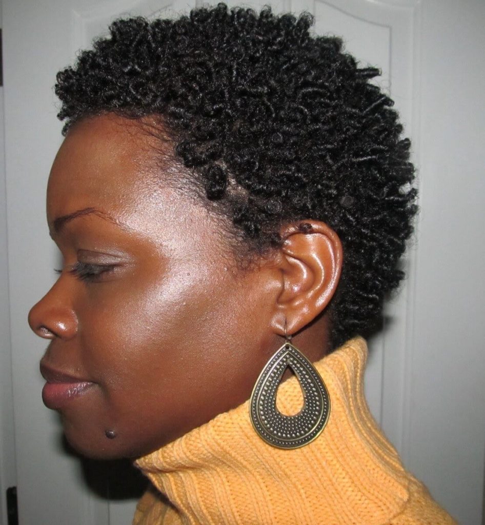 short coils hairstyle