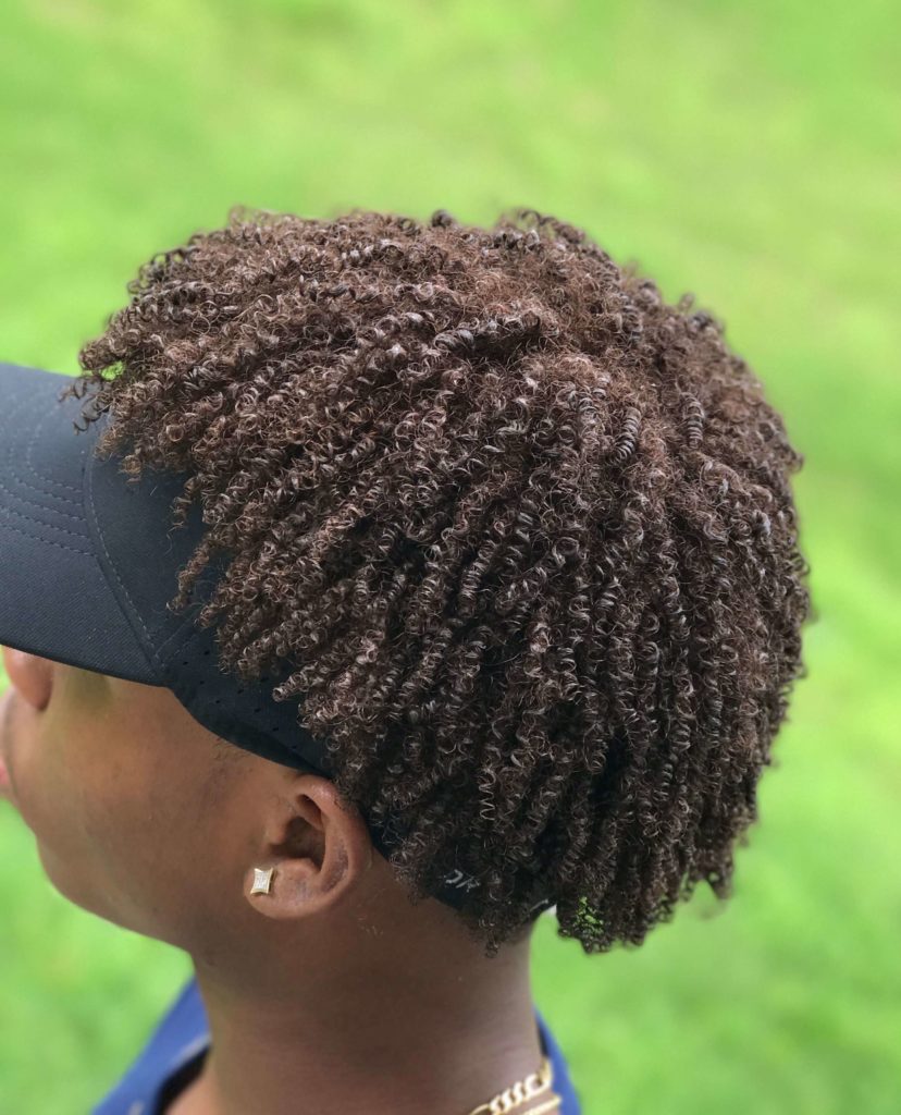 woman with coils hairstyle