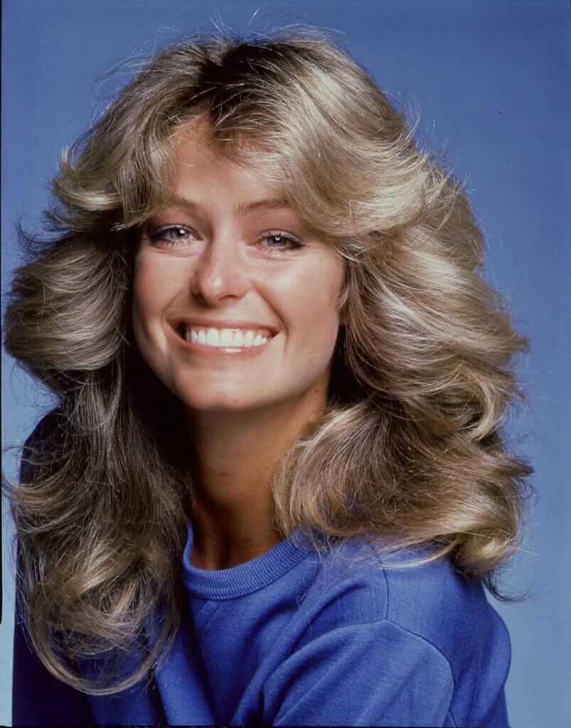 layered hairstyle of 70s