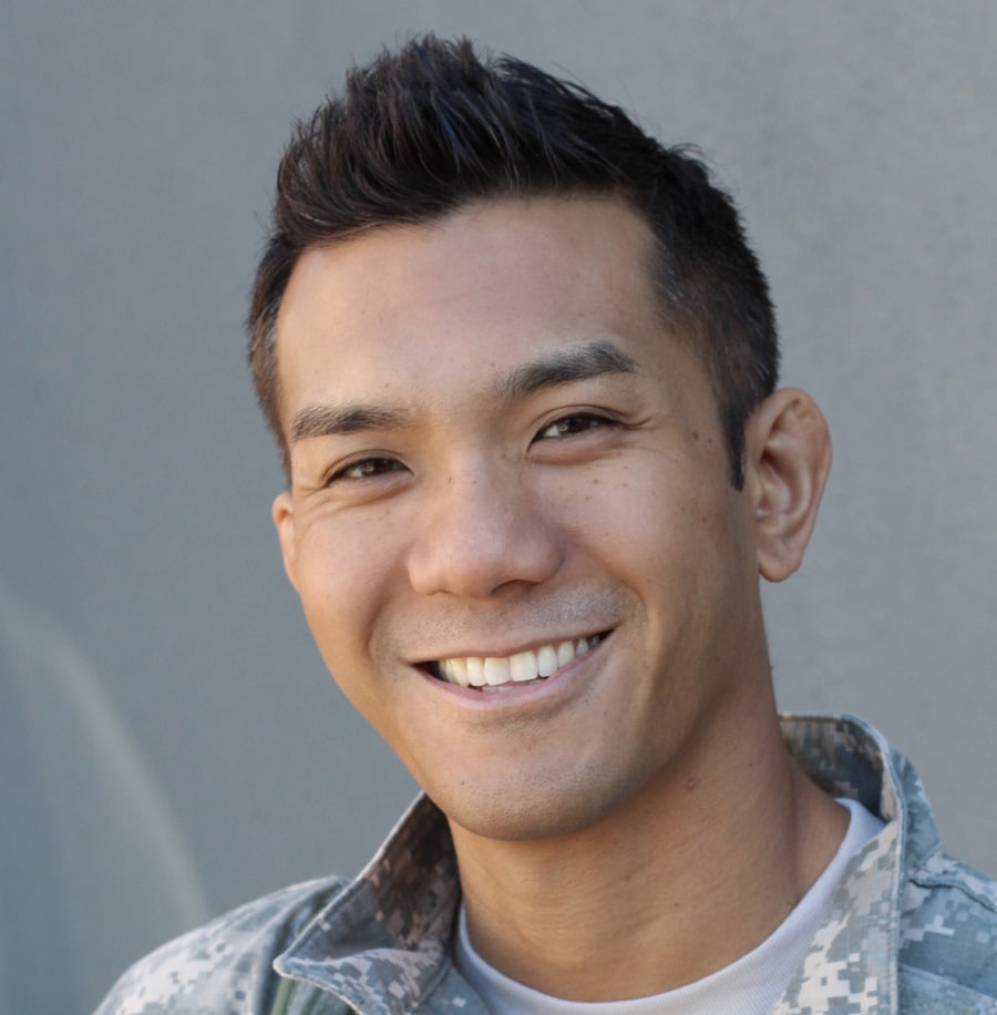 army haircut for Asian men