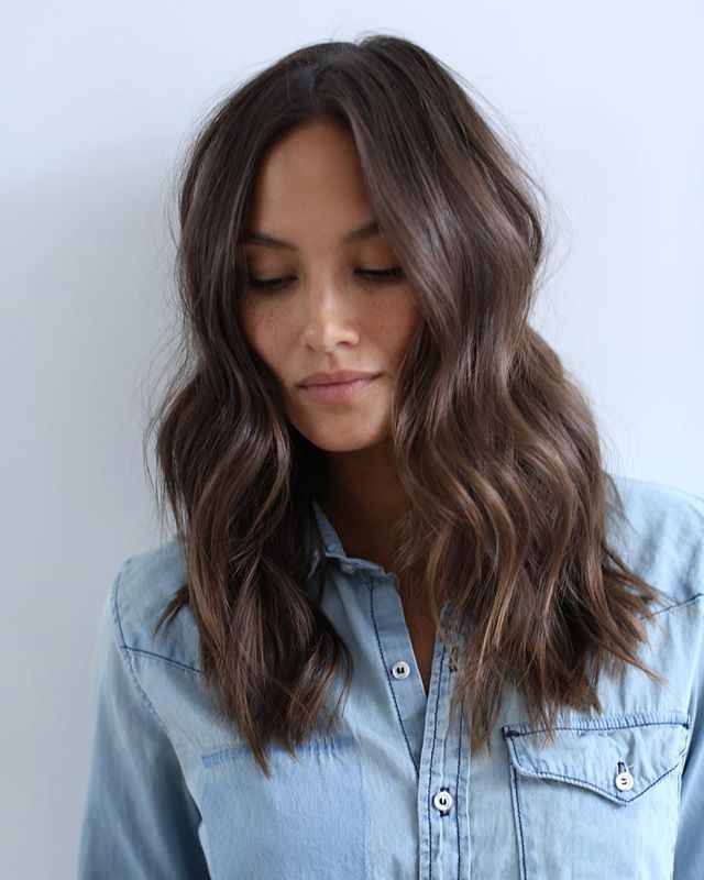 Brunette Medium Hairstyles