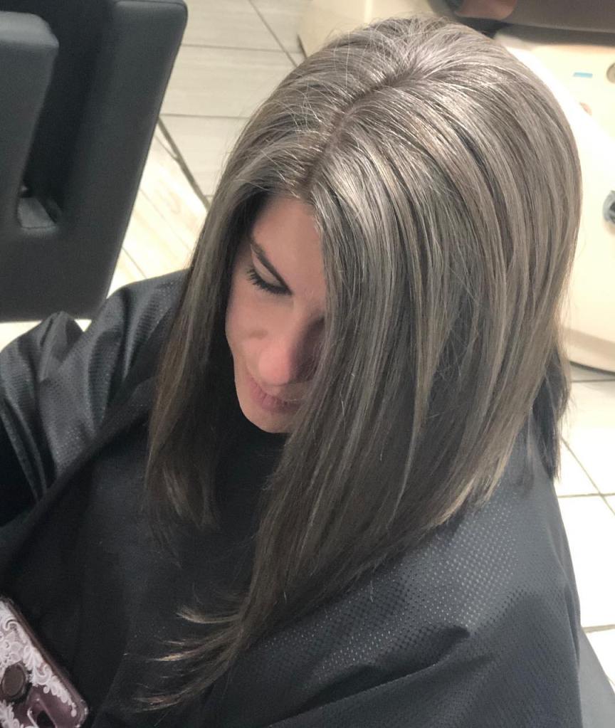 gray hair coloring