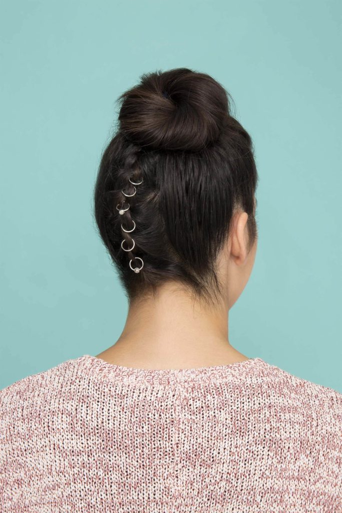 How to Create Reverse Braided Bun