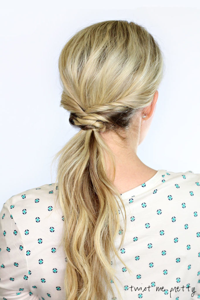 How to Create Woven Ponytail