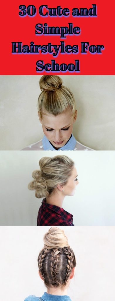 Hairstyles For School