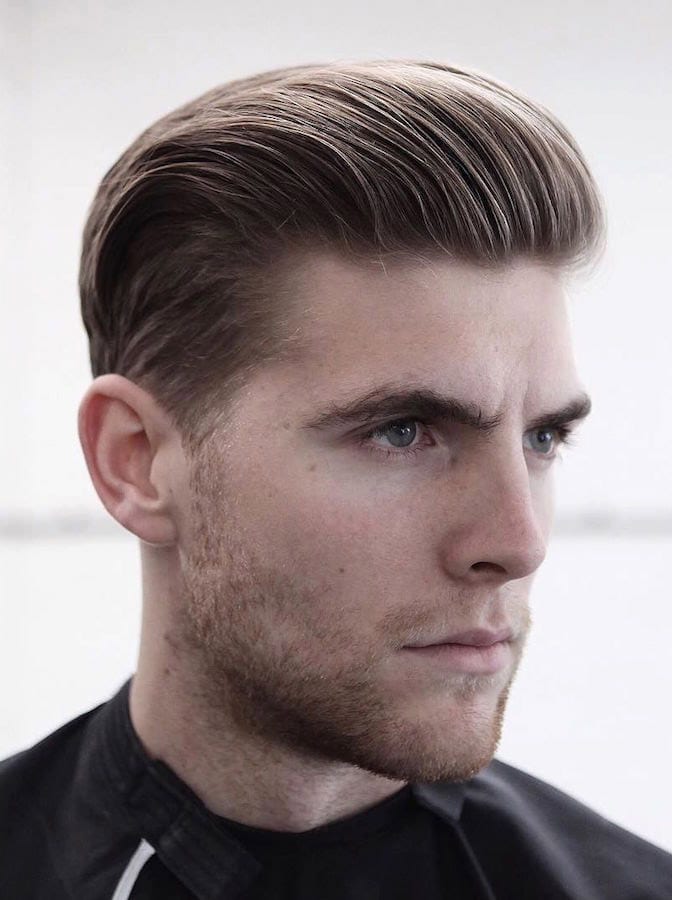 Hair Cutting Style Name - Slicked Back