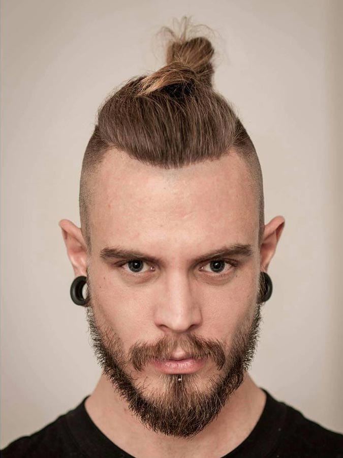 Hair Cutting Style Name - Top Knot