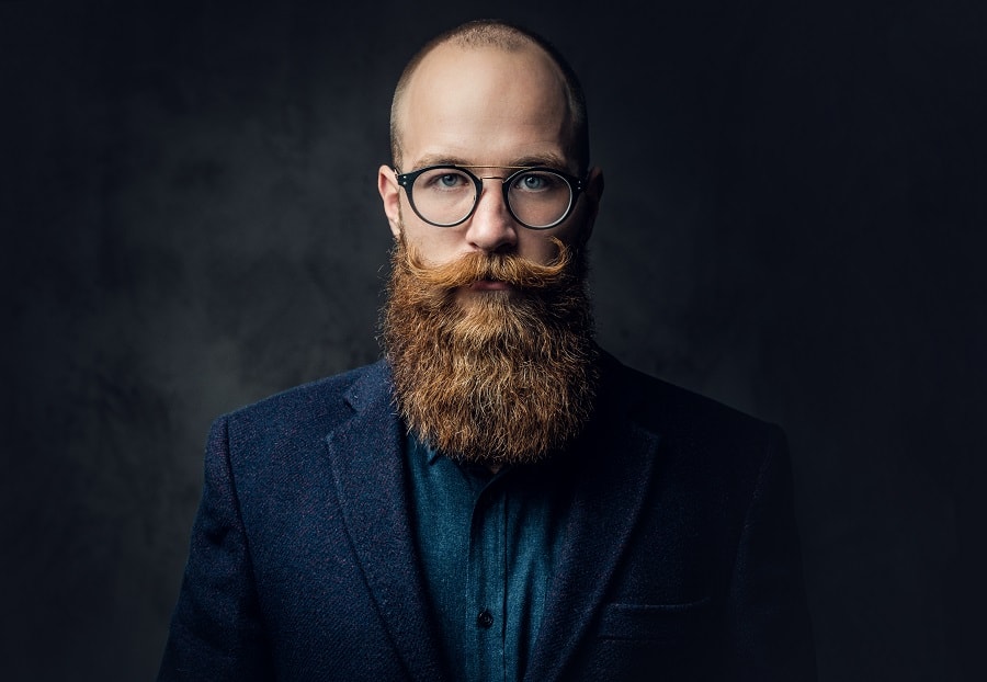 long beard styles for bald guys