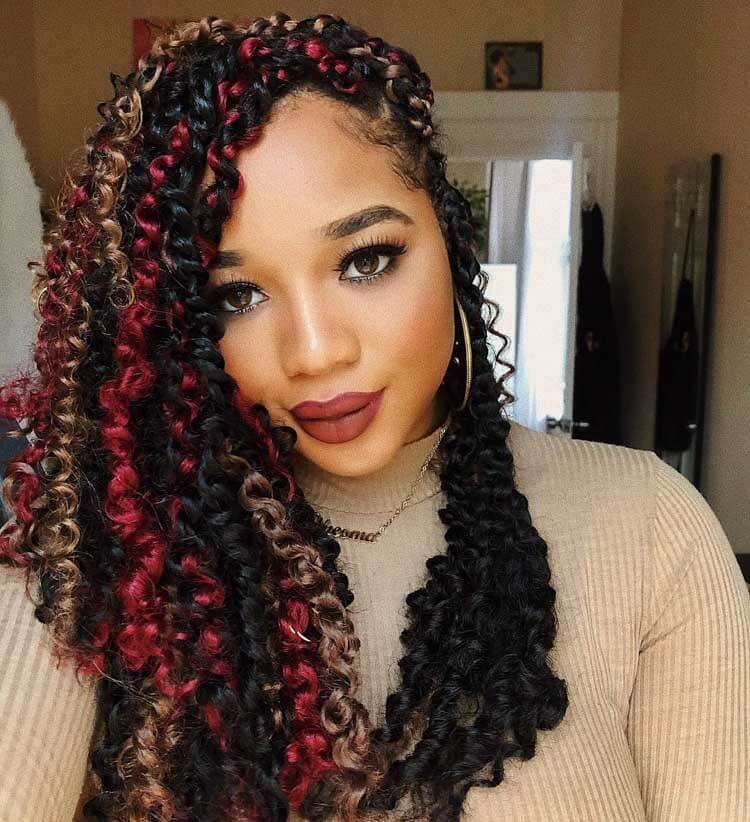 20 Beautiful Passion Twists Braids Hairstyles Hairdo 20 Beautiful Passion Twists Braids Hairstyles Hairdo