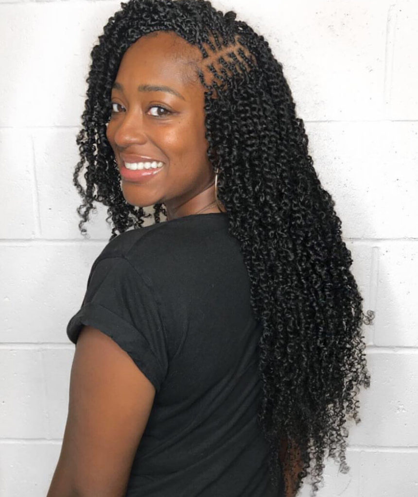 Passion Twists Braids Hairstyles