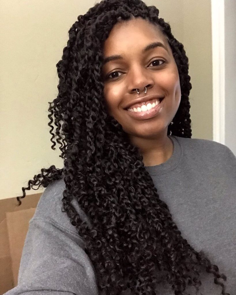 Passion Twists Braids Hairstyles