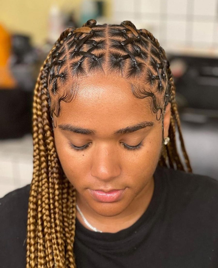 knotless box braids hairstyles for women