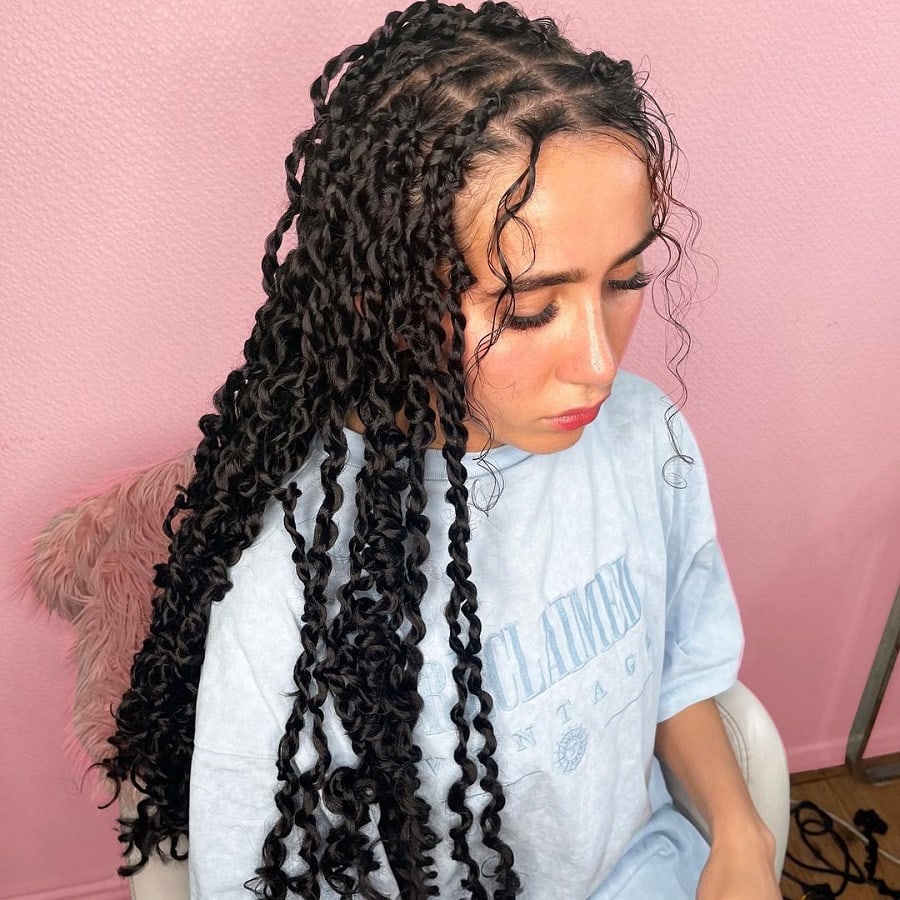 thin passion twist braids