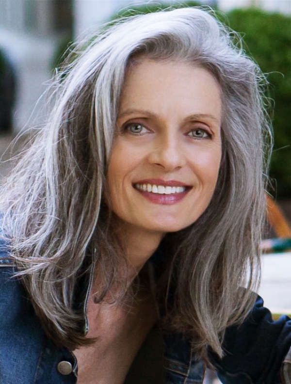 older women with long hair
