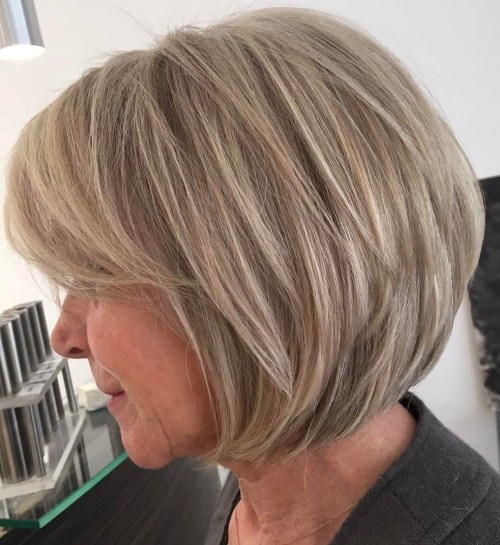 Hairstyles for 60 year olds  Medium length hair styles Hair lengths  Medium hair styles