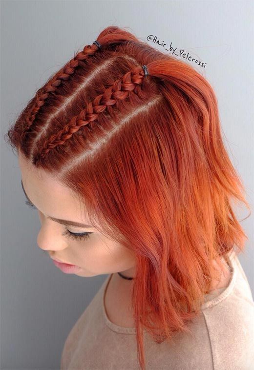 65 Braids for Short Hair to Make Your Day Exciting | Hairdo Hairstyle 65 Braids for Short Hair to Make Your Day Exciting | Hairdo Hairstyle