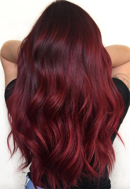 Burgundy Hair Color